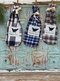 The Markham Farm Flannel Sleeve Gift Bag